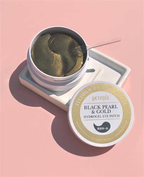 PETITFEE Black Pearl & Gold Hydrogel Eye Patches (60) – Lengbox