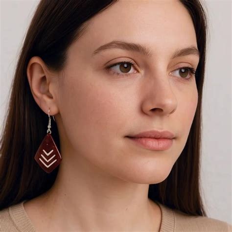 Buy Handcrafted Coconut Shell Earrings Natural & Elegant Design Online ...