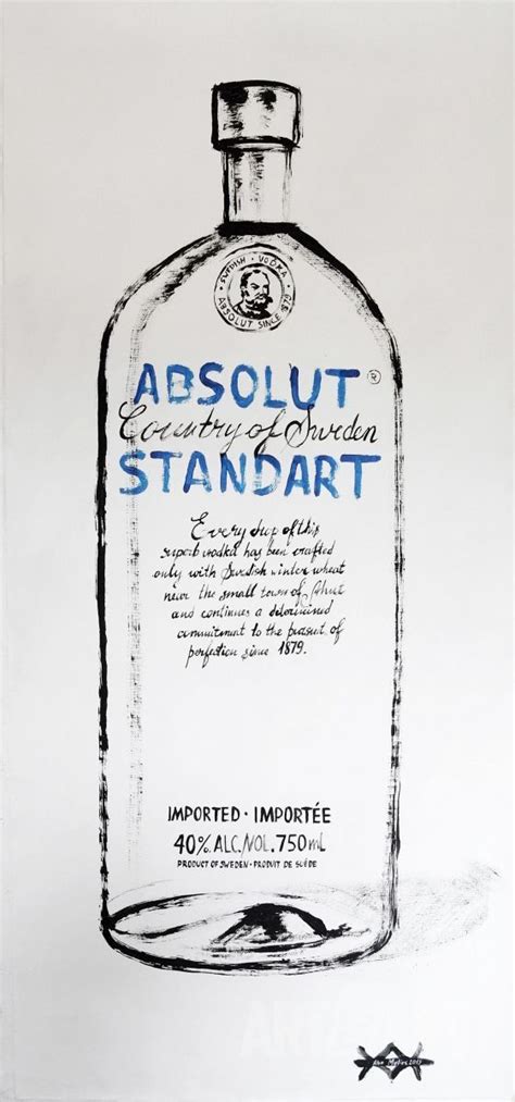 Vodka. Absolut Standart - Живопись, Ален Малиер
