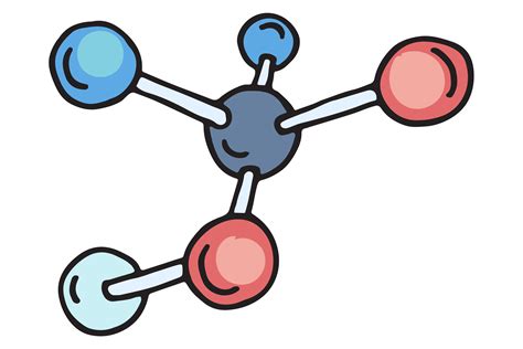 Chemical Structure Icon. Color Molecule. Graphic by onyxproj · Creative ...