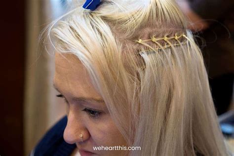 how to take out sew in extensions at home
