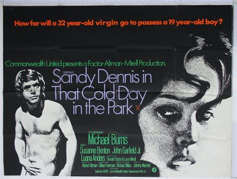 That Cold Day in the Park (1969) UK Quad Poster – Horror Poster Emporium