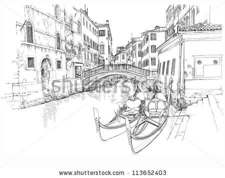 Canal Drawing at GetDrawings | Free download