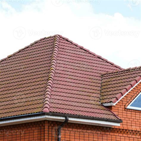 tile roofed house stock  images  backgrounds