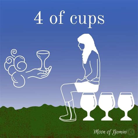 4 of Cups Tarot Card Meaning • Moon of Gemini