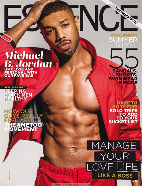 Michael B. Jordan para Essence Magazine por Michael Rowe