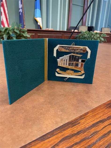 Mayor Unveils 2022 Babcock Center Christmas Ornament - City of Columbia