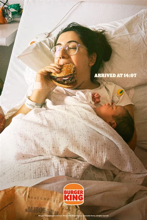 Burger King serves ‘Foodfillment’ to Mums after giving birth in new