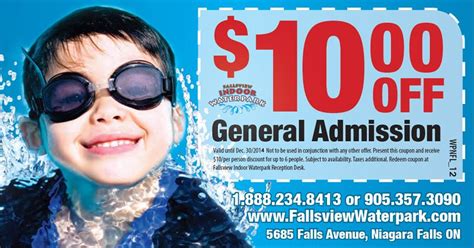 Fallsview Waterpark Discount Coupon Niagara Falls Hotels, Niagra Falls ...