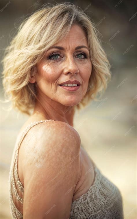 Premium Photo | Photo of white middle aged old lady american woman in