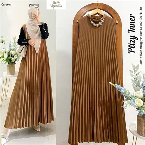 jual plizy  original  signadila gamis  dalaman kutung