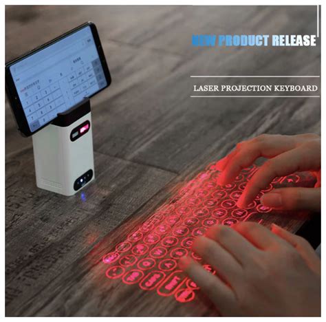 Купить Лазерная проекционная Bluetooth клавиатура Laser Projection ...