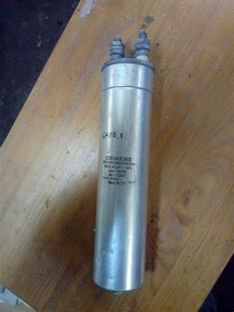 Siemens kondensatorer 47uf 500v-Ueff 700v-Un (400087555) ᐈ Köp på Tradera