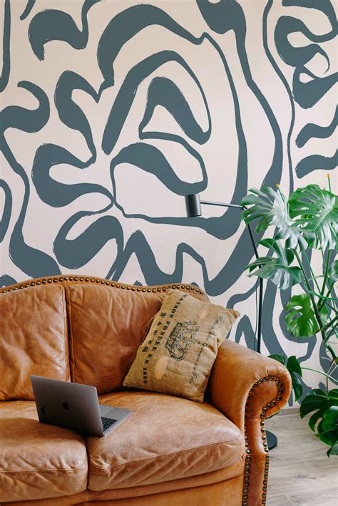 Elegant Lines Peel and Stick Wall Mural or Unpasted