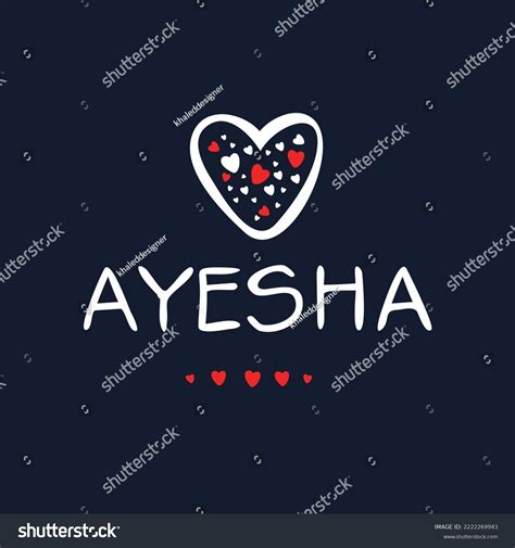 17 Ayesha Name Images, Stock Photos & Vectors | Shutterstock