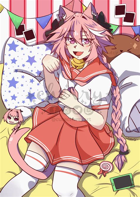 cute astolfo fanart  cutecherryart  deviantart