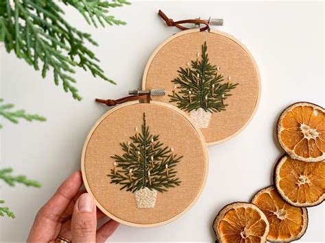 Christmas Tree Embroidery Pattern Christmas Embroidery - Etsy ...