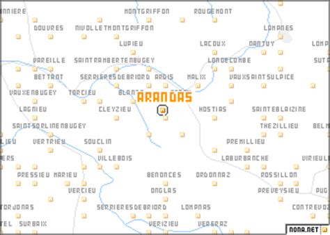 arandas france map nonanet