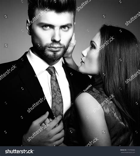 Sexy Passion Couple Love Portrait Beautiful Stock Photo 173795060