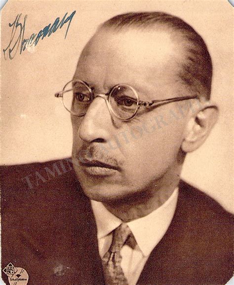 Igor Stravinsky Autograph Photograph – Tamino