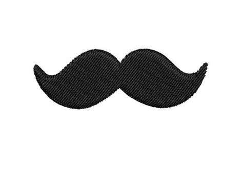 stylish mustache creative fabrica