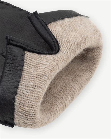 Black Deerskin Gloves | Made in Italy | Besnard