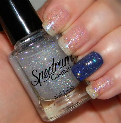 FIRST SNOW Clear Nail Polish With Iridescent Glitter - Etsy