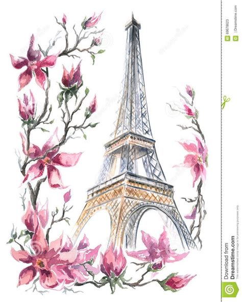 Картинки по запросу париж рисунки акварелью | Paris painting ...