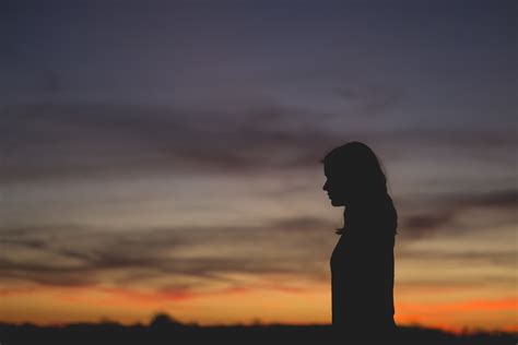 images sea horizon silhouette person cloud sky woman