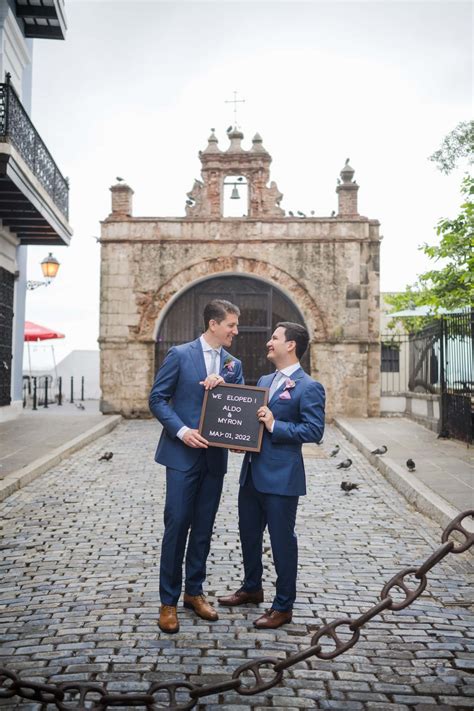 Aldo & Myron's Sunrise Puerto Rico Gay Elopement Photos
