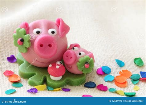 Marzipan pig stock photo. Image of sweet, leaf, presents - 17681970