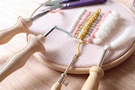 punch needle tool kit digital instruction booklet etsy