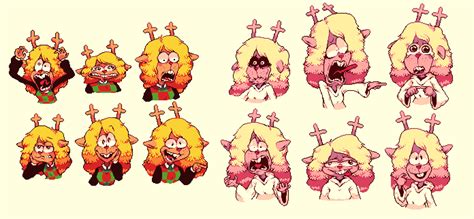 Many expressions of Noelle( by AsepriteRico) : r/Deltarune