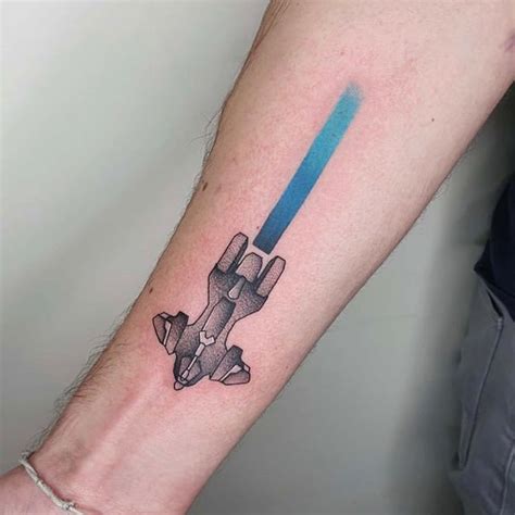 Halo Game Tattoo by @charmink.tattoo - Tattoogrid.net