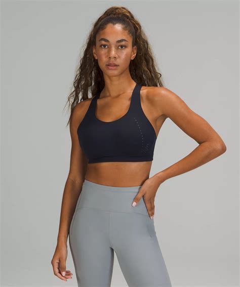 Lululemon Airsupport Bra High Support, C-ddd Cups In True Navy/river