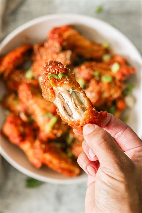 Air Fryer Korean Fried Chicken Recipe (Yangnyeom Chicken)