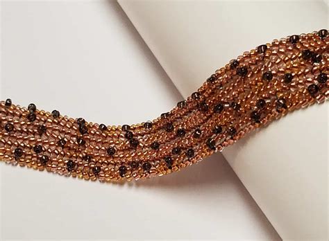 bead weaving  advanced peyote oval bezels  alluring bead