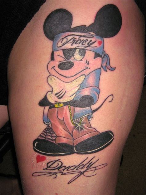 Pin by Jose De on Tattoos | Mickey mouse tattoos, Mickey mouse tattoo ...