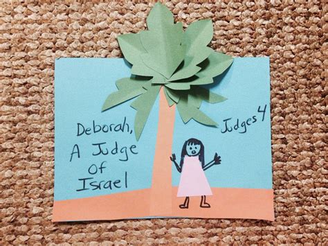 Deborah Bible Story Crafts Paper Toys Bible Crafts Fo - vrogue.co