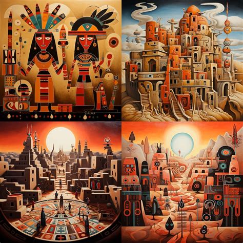 Hopi art AI Art Style Guide - Hopi art Stable Diffusion - Hopi art DeepArt