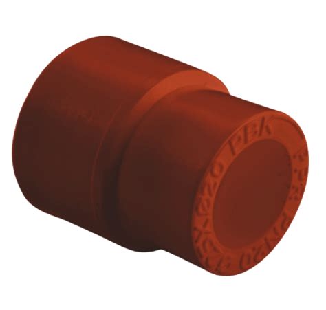 Муфта PP-R переходная красная Ду75 - 50 AntiFire