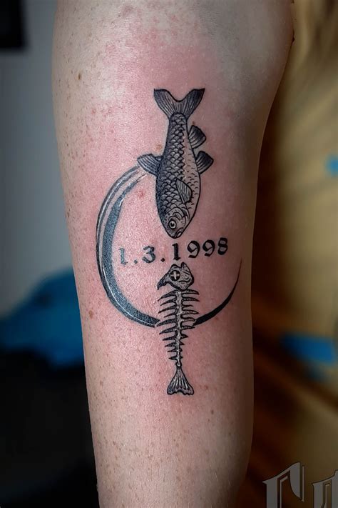 Unique Pisces Zodiac Sign Tattoos for Men: Stand Out with this Fish Symbol