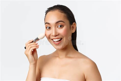 skincare women beauty hygiene  personal care concept close   excited happy asian