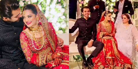 minal khan   officially married  ahsan mohsin ikram