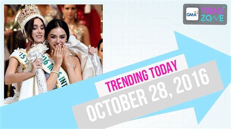 Trendzone - October 28, 2016 - YouTube