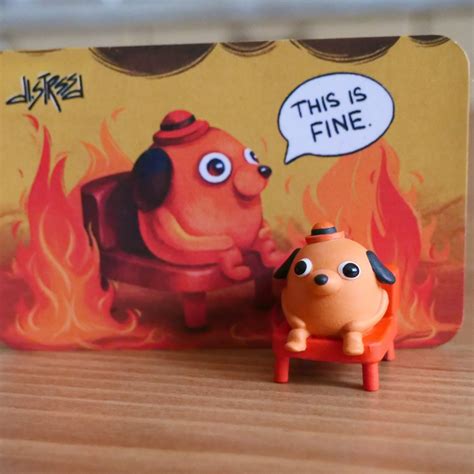 🐕 Dog This is fine meme・ STL File for 3D printing・Cults
