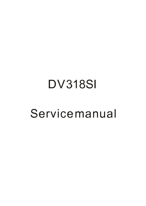 BBK DV318SI SM Service Manual download, schematics, eeprom, repair info ...