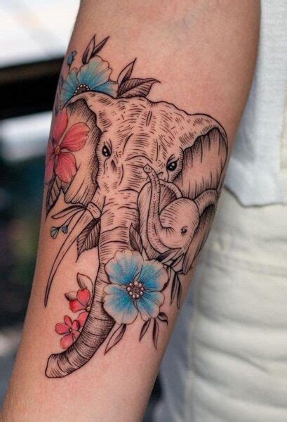 30 Ideas bellas Tattoos de elefantes - MUNDOTATTOOS