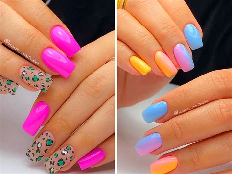 Acrylic nail designs 2025; 15 glittery styles to try now