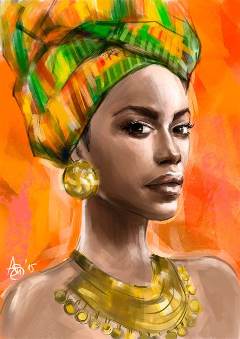 fyblackwomenart: African woman by... - Beautiful Women of West Africa